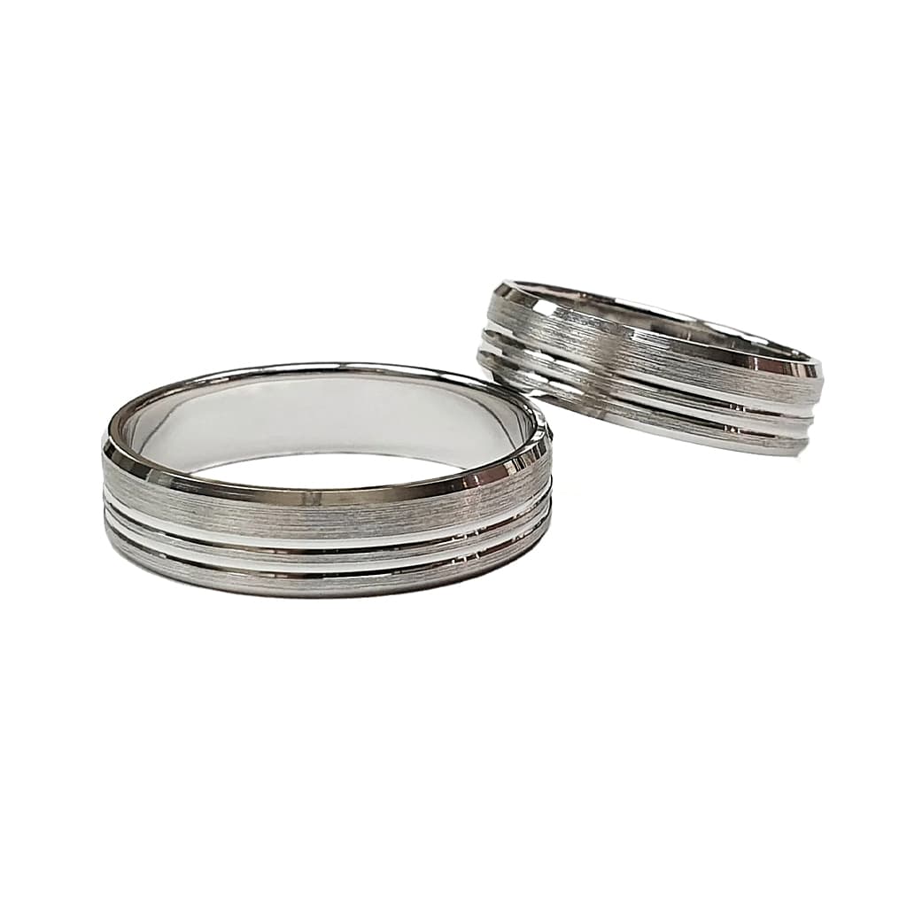 Комплект брачни халки от злато 14 к.