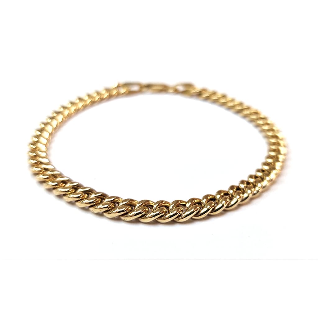 Гривна от жълто злато 14 карата