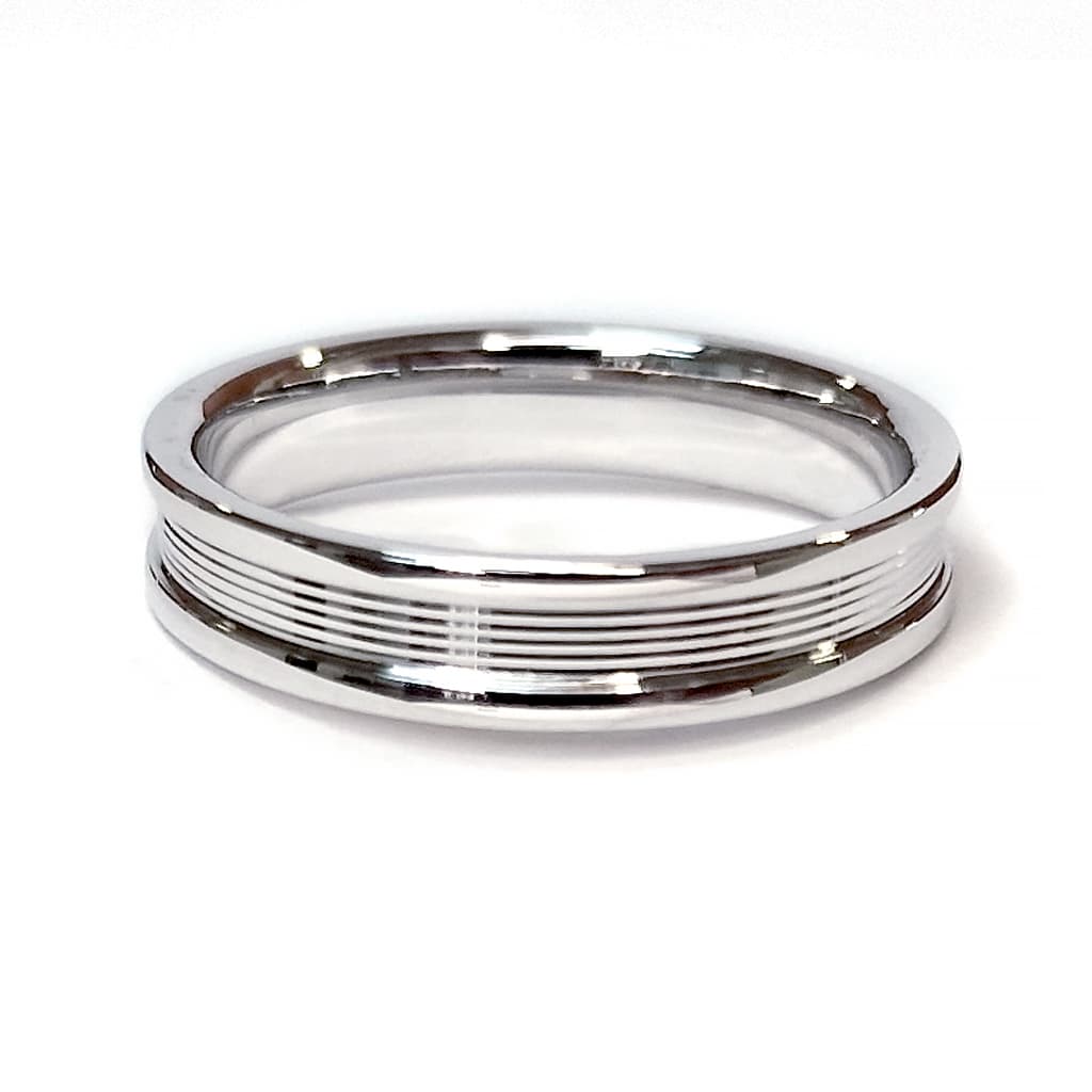 Brachna Halka Ot Byalo Zlato 14 K 4