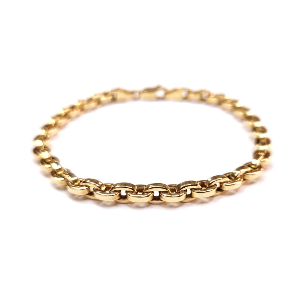 Гривна от жълто злато 14 к.